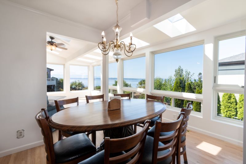 Dining room with View in Blue Ridge Adult Family Home
