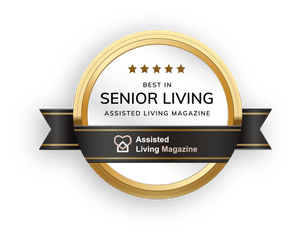 Assisted Living Magazine feature badge